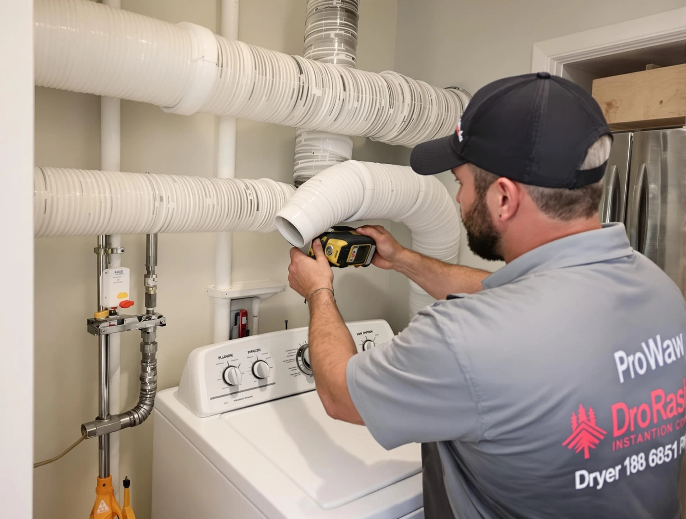 Professional dryer vent hose installation by Los Lunas Dryer Vent Cleaning in Los Lunas