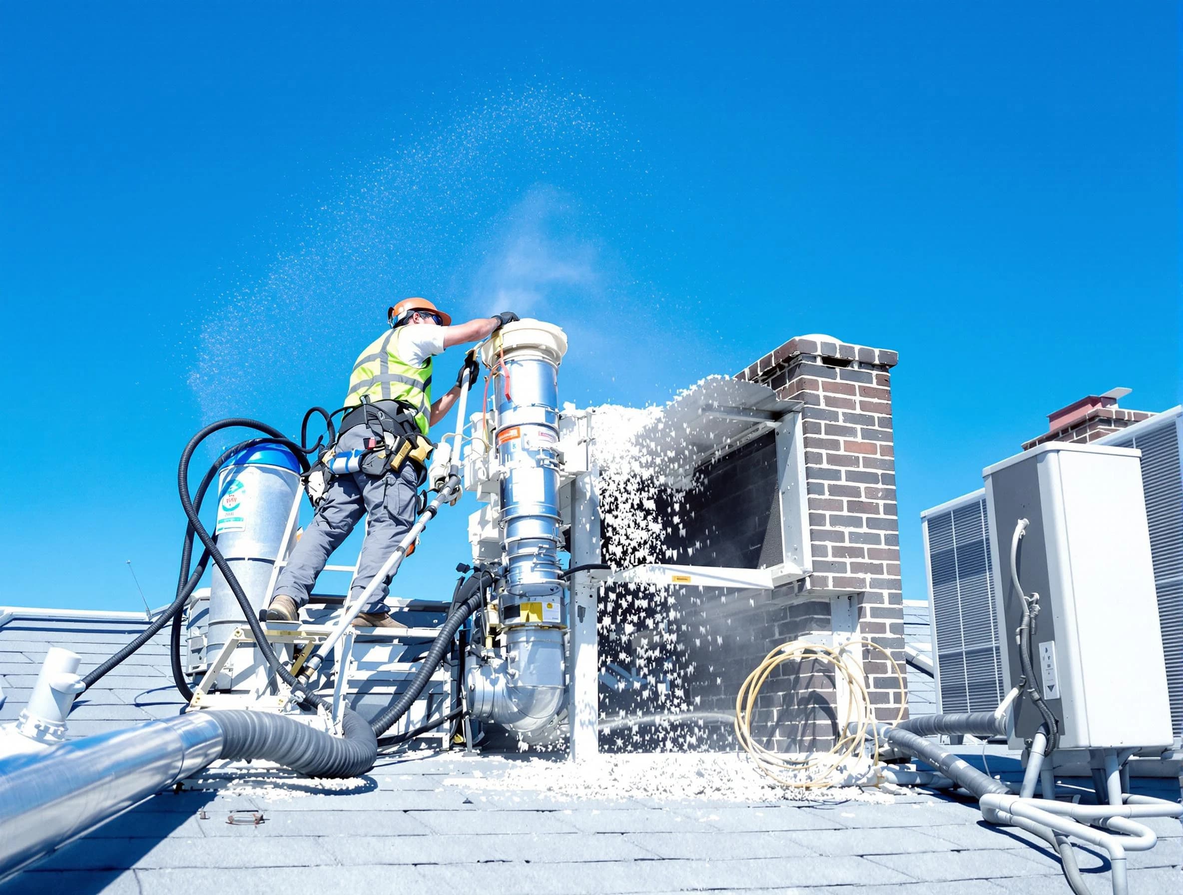 Expert roof dryer vent cleaning by Los Lunas Dryer Vent Cleaning in Los Lunas