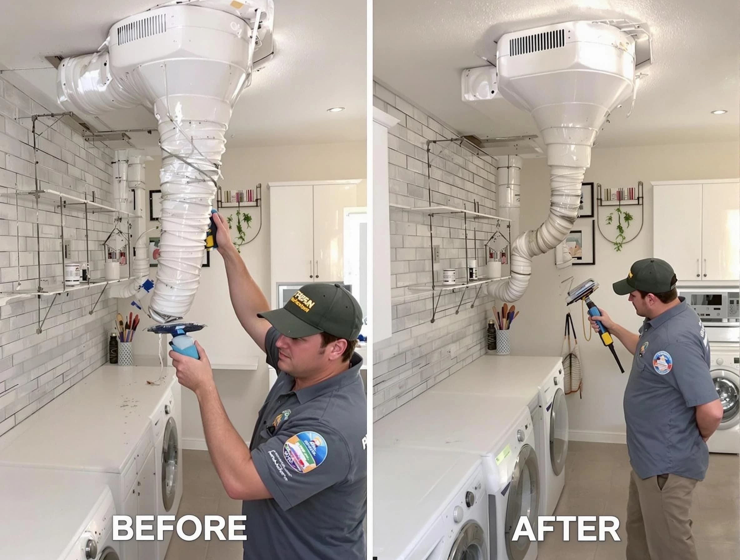 Professional dryer exhaust vent cleaning by Los Lunas Dryer Vent Cleaning in Los Lunas