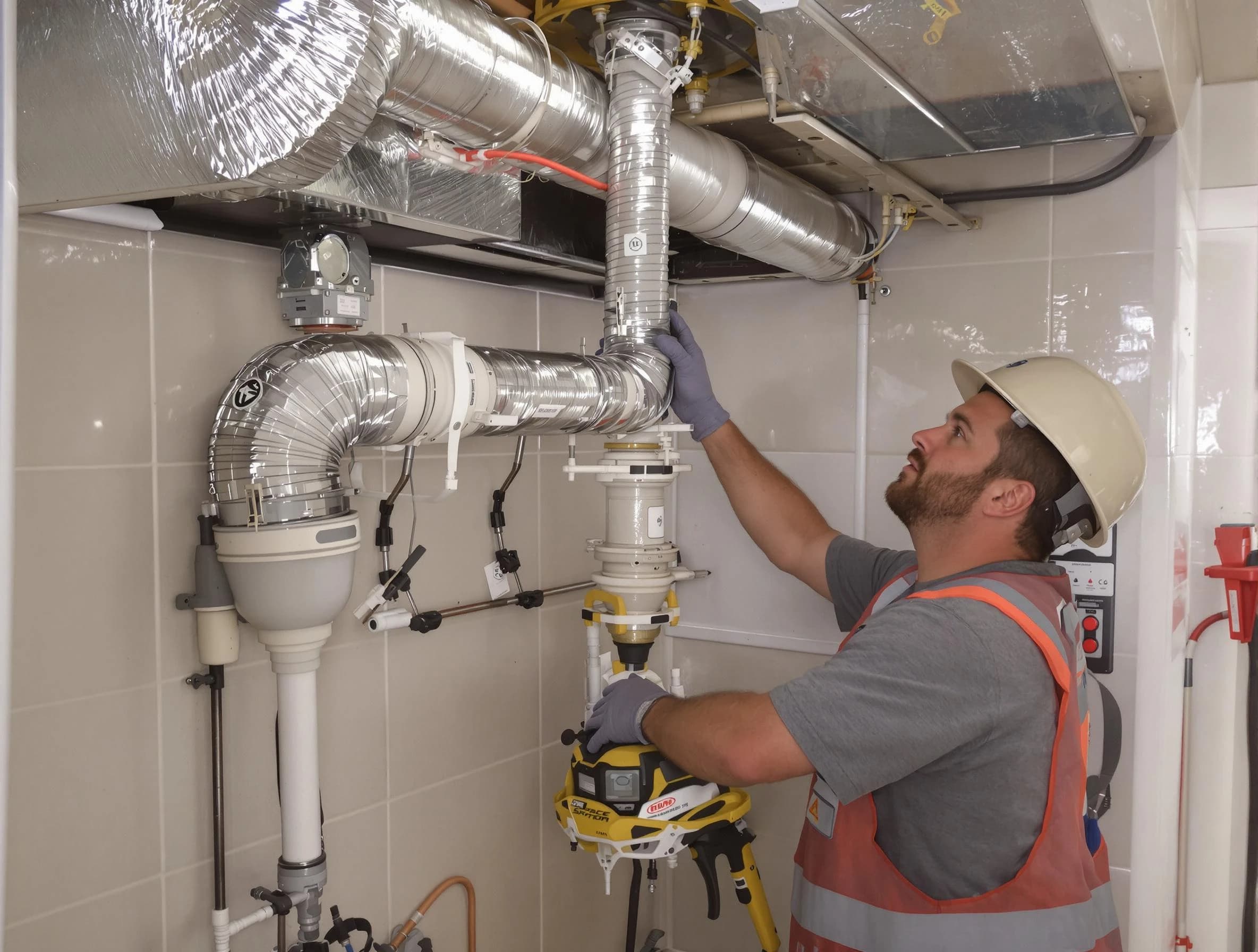 Los Lunas Dryer Vent Cleaning expert performing professional dryer vent repair and installation in Los Lunas