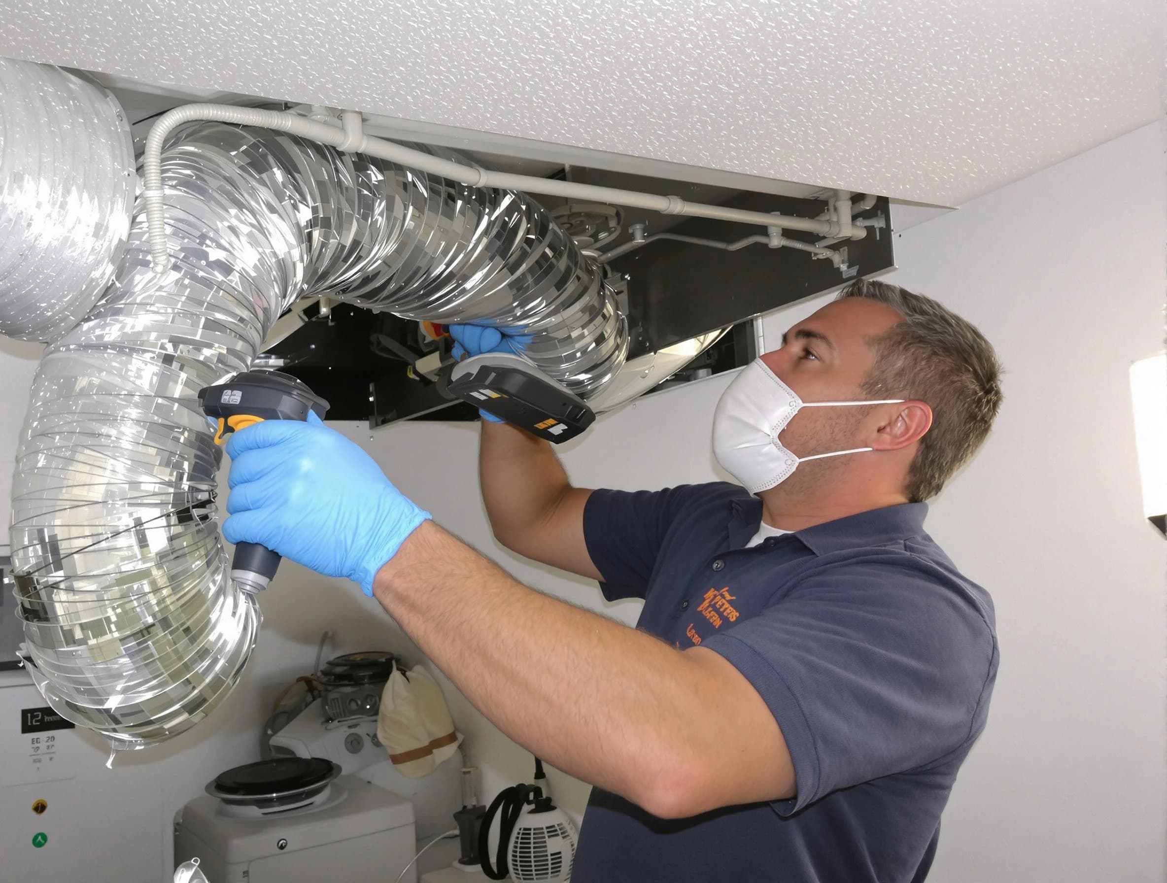 Los Lunas Dryer Vent Cleaning professional performing thorough residential dryer vent cleaning in Los Lunas