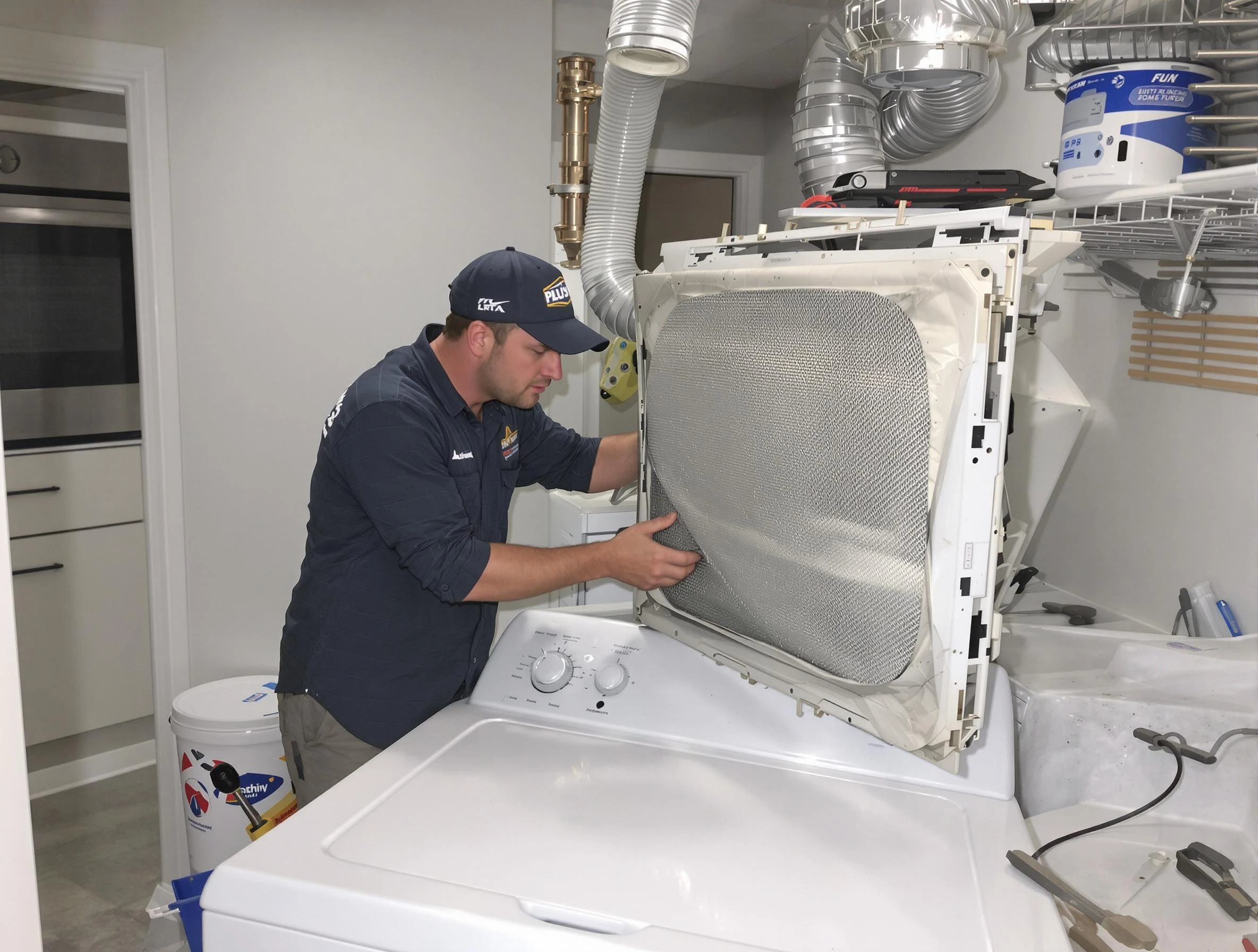 Expert vent cover replacement by Los Lunas Dryer Vent Cleaning in Los Lunas
