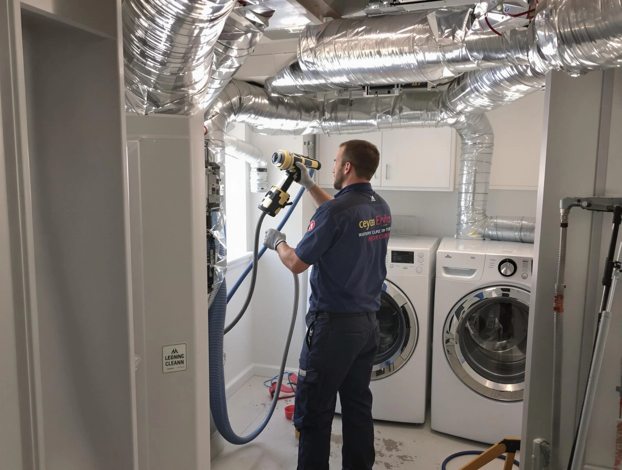 Los Lunas Dryer Vent Cleaning specialist using advanced equipment for thorough duct cleaning in Los Lunas